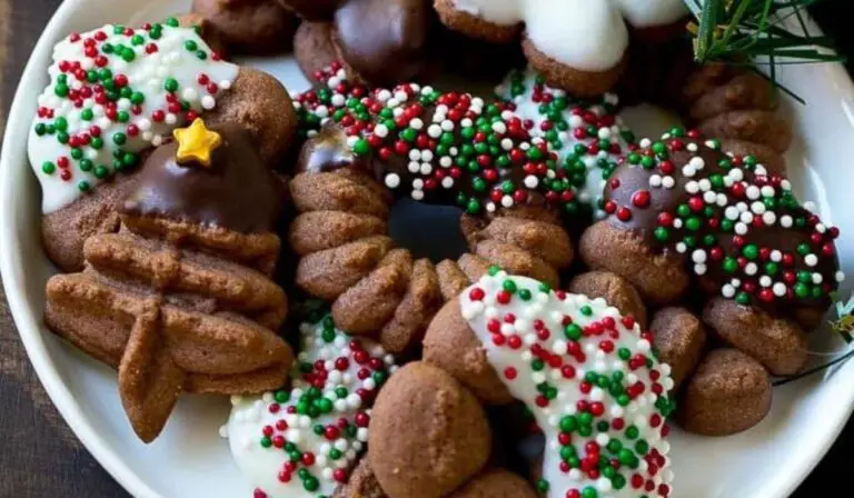 Chocolate Spritz Cookies