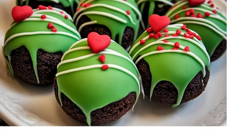 Grinch Oreo Balls