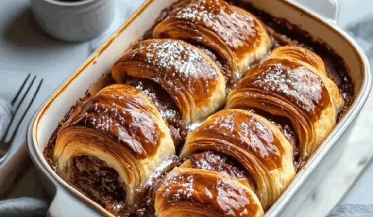 Chocolate Croissant Breakfast Bake: A Decadent Morning Delight