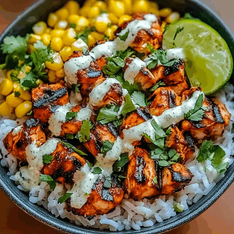 Street Corn Chicken Rice Bowl: Easy Flavor-Packed Dinner You’ll Crave